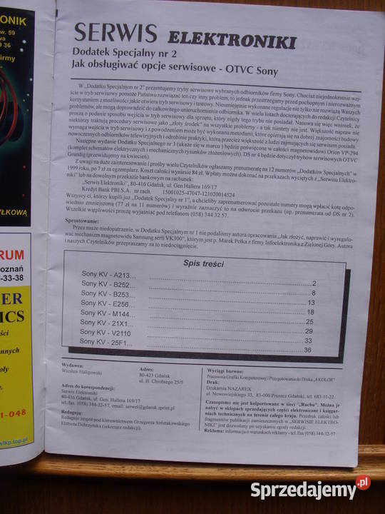 SERWIS ELEKTRONIKIDODATEK SPECJALNY 1245 Wołów