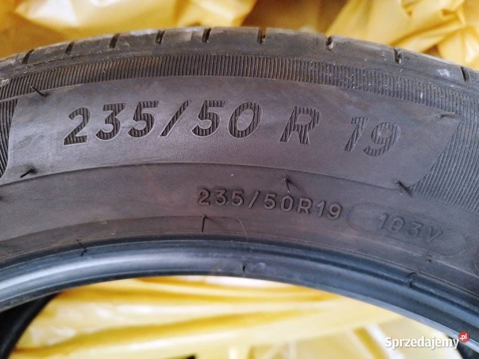 Opony Michelin 23550 R 19 primace letnie 4 sprzedam