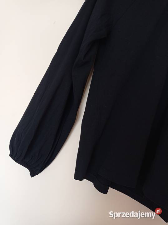 Czarna bawełniana bluzka Hajnówka