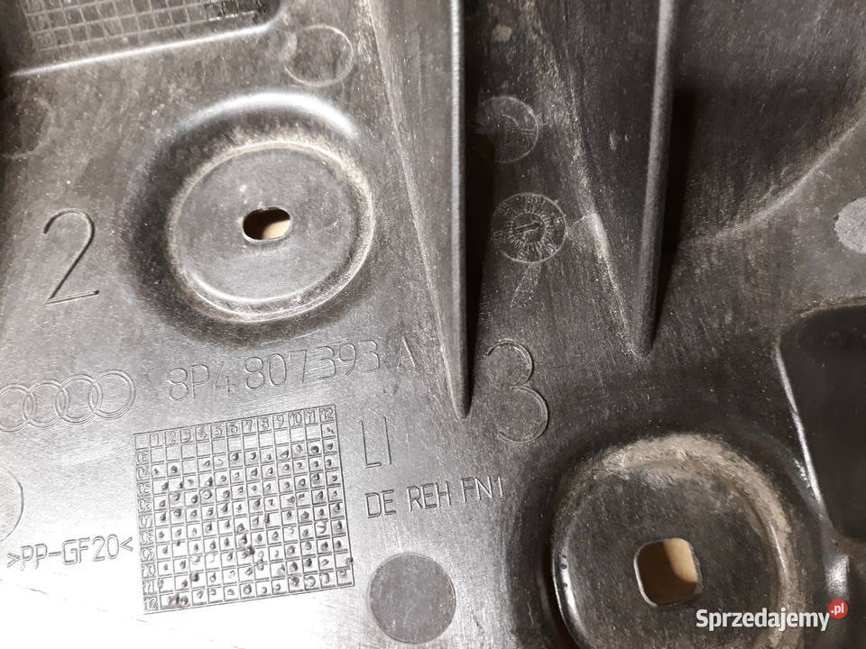 AUDI A3 8P ŚLIZG LEWY ZDERZAKA TYŁ 8P4807393A listwy na zderzak sprzedam