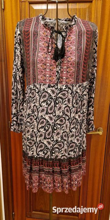 TUNIKA włoska marki Moose styl indyjski kolorowy Lublin