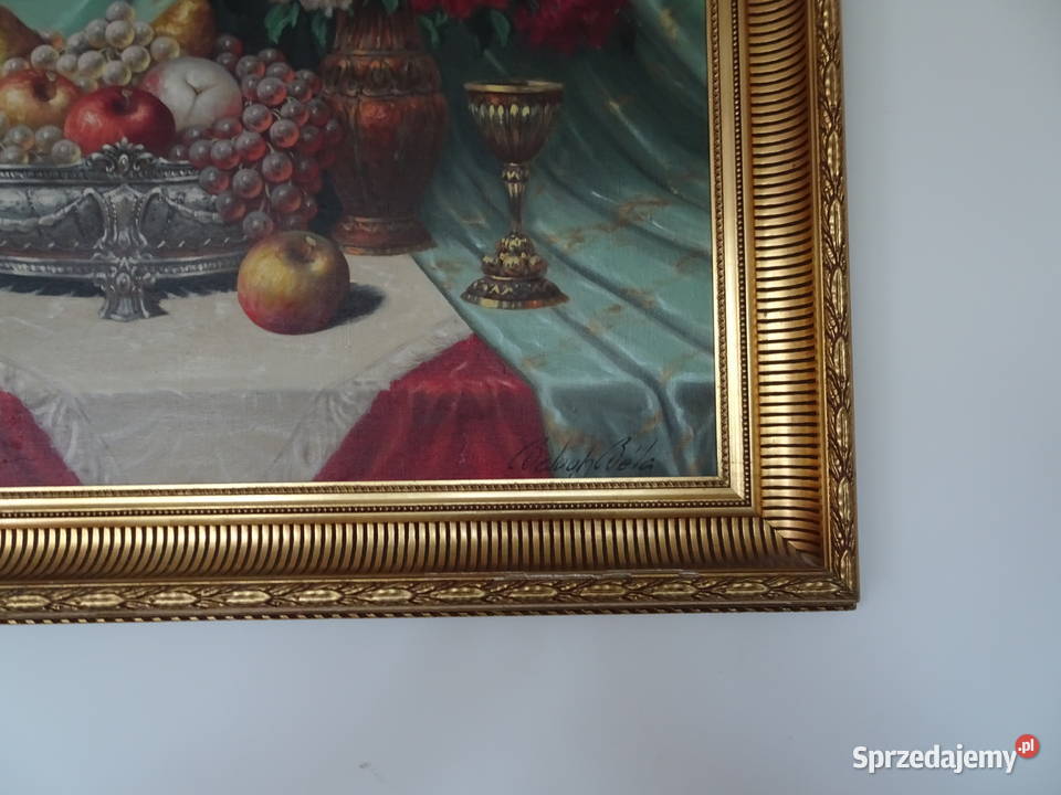 Obraz olejny Martwa natura Puławy