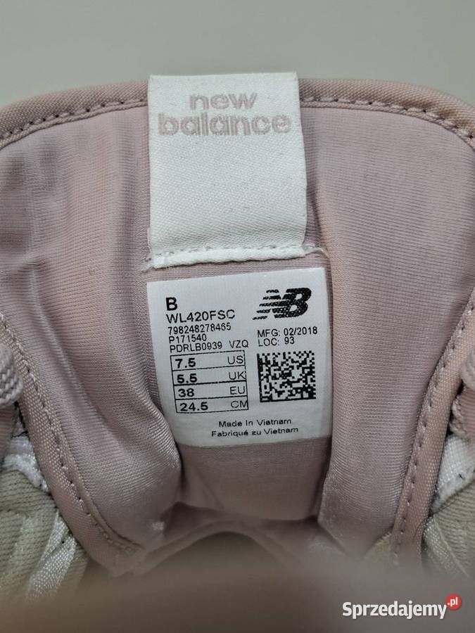 Balance 38 damskie buty sportowe trampki różowy małopolskie