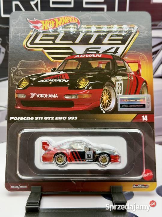 Hot Wheels Elite Porsche 911 GT2 EVO 993 BOX 24 Wrocław sprzedam