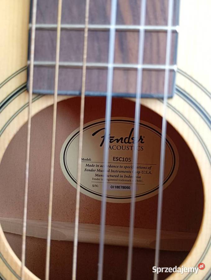 Gitara klasyczna Fender 44 Gniezno