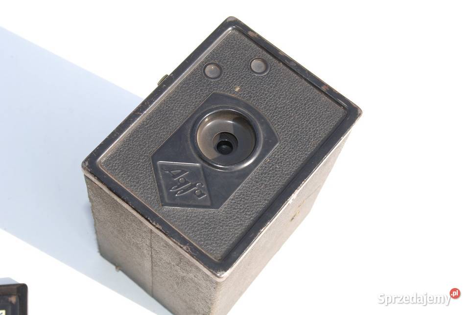 Stary AGFA skrzynkowy aparat fotograficzny antyk Cieszyn