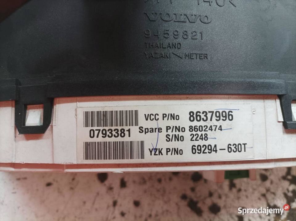 LICZNIK 8637996 24 D Volvo S60 I 20002009