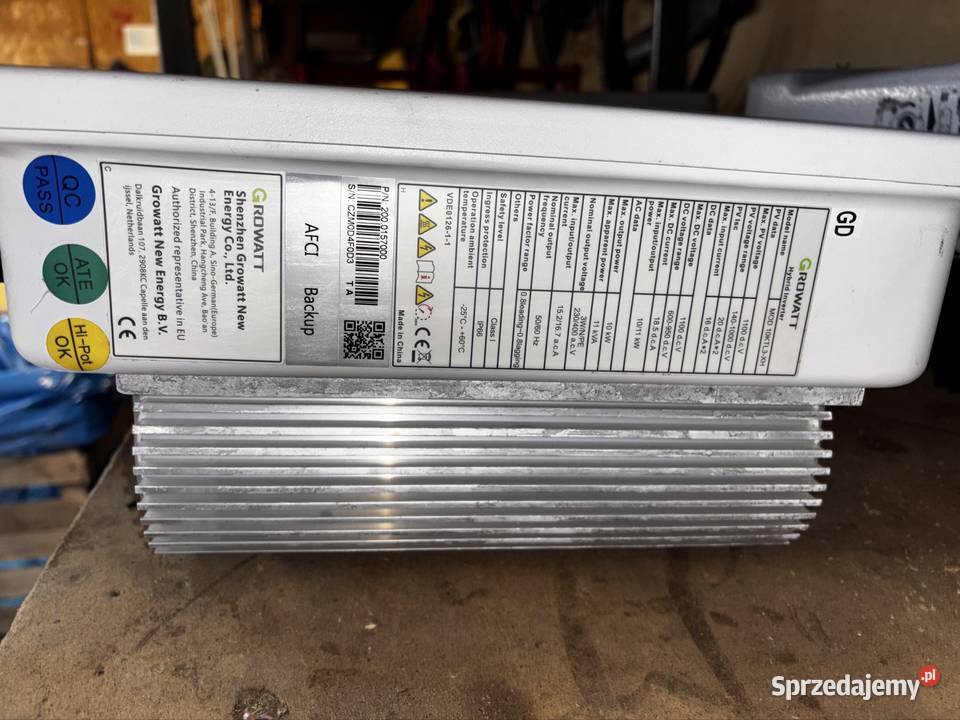 falownik hybrydowy Growatt MOD 10KTL3XH o mocy Podskarbice Szlacheckie