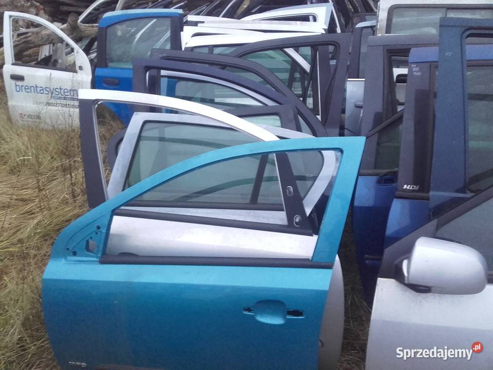 Hurtowo 300 sztuk drzwi Fiat Opel Renault Rover Łódź sprzedam