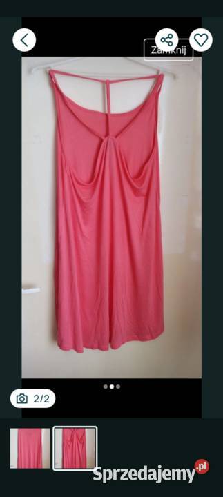 Cudna nowa różowa sukienka letnia Atmopshere wielkopolskie Ostrów Wielkopolski