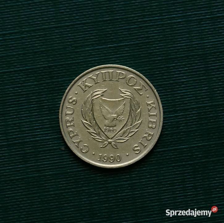 CYPR 5 centów 1990r Gliwice