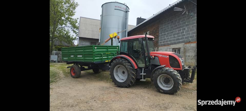 Przyczepa jednoosiowa wywrotka 8ton 3strony Wieprz