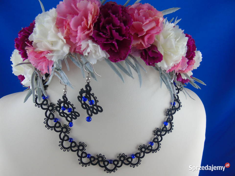 Biżuteria frywolitkowa małopolskie Wiśniowa