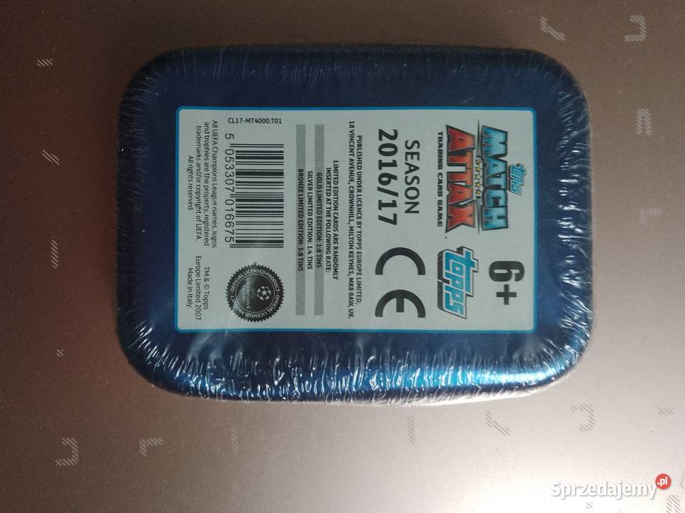 Puszka karty piłkarskie 36 kart match attax Chrzanów
