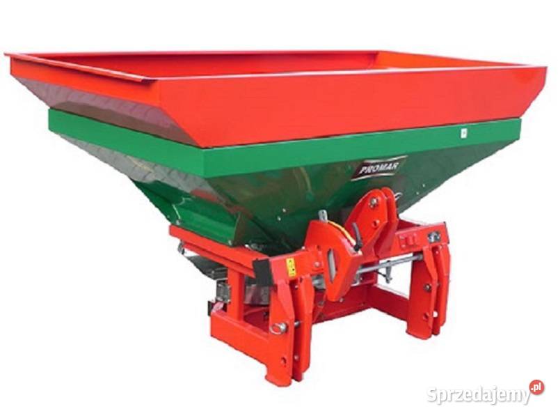 Rozsiewacz do nawozu dwutarczowy DRN 700 1400 l Opryskiwacze Rogóźno