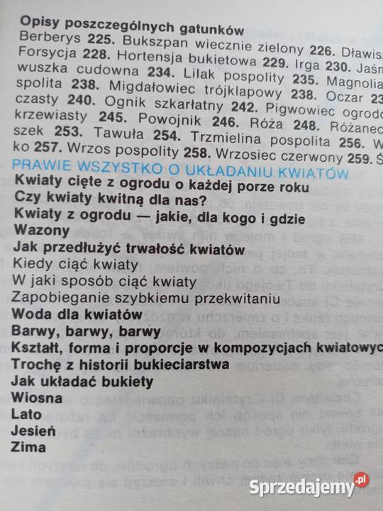 Kwiaty z mojego ogródka książki Warszawa