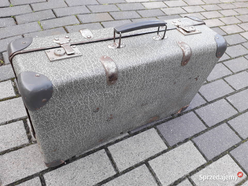 Stara walizka npna bagażnik Malucha Warszawa