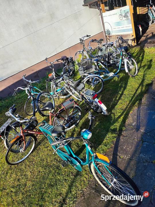 Rower z silnikiem pomocniczym Sachs Spartamet Miejskie Łódź