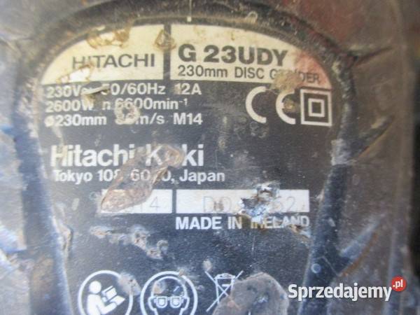 Szlifierka kątowa Hitachi Hikoki G23UDY 2600W Pleszew