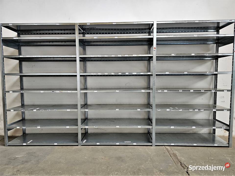 Regał Magazynowy 50x210x39324p Metalowy Ocynk Dzierżoniów sprzedam