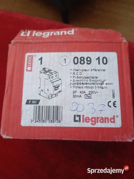 Wyłącznik Róźn Prądowy Legrand Wyłączniki ciśnieniowe Koło