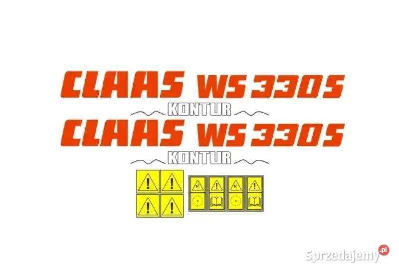 Naklejki oklejenie naklejka CLAAS WS330S KONTUR sprzedam