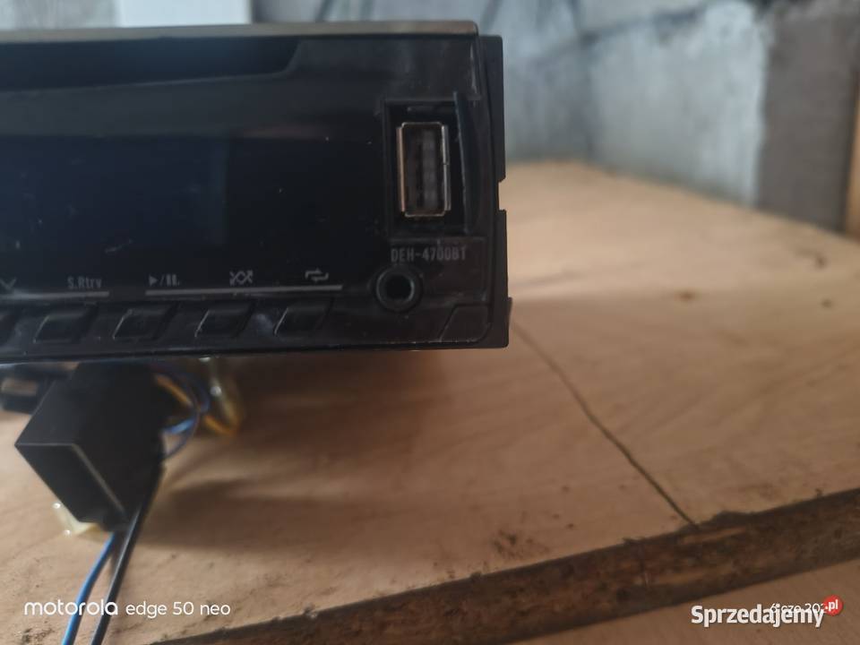 Radio Pionier deh4700bt Ciche