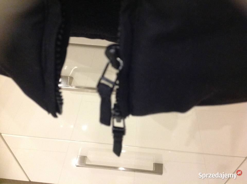 Bezrękawnik Kamizelka Damska Z Kapturem ML czarny Nowa Sól