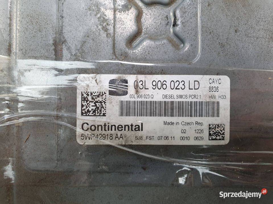 KOMPUTER SILNIKA ECU SEAT IBIZA IV 03L906023LD Lipno