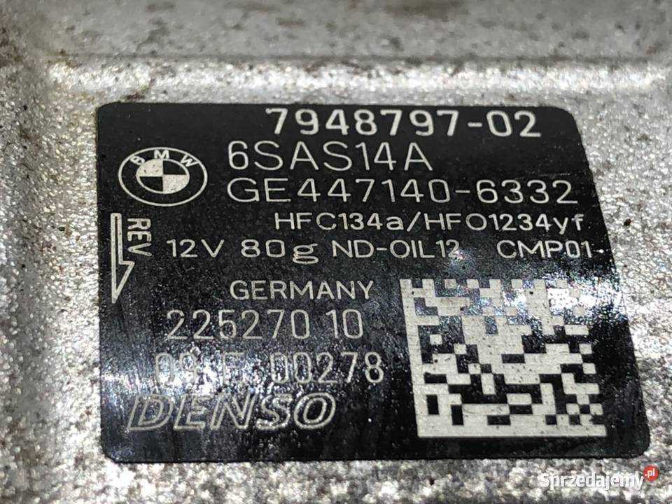 SPRĘŻARKA KLIMATYZACJI BMW F44 7948797 20 178 sprzedam
