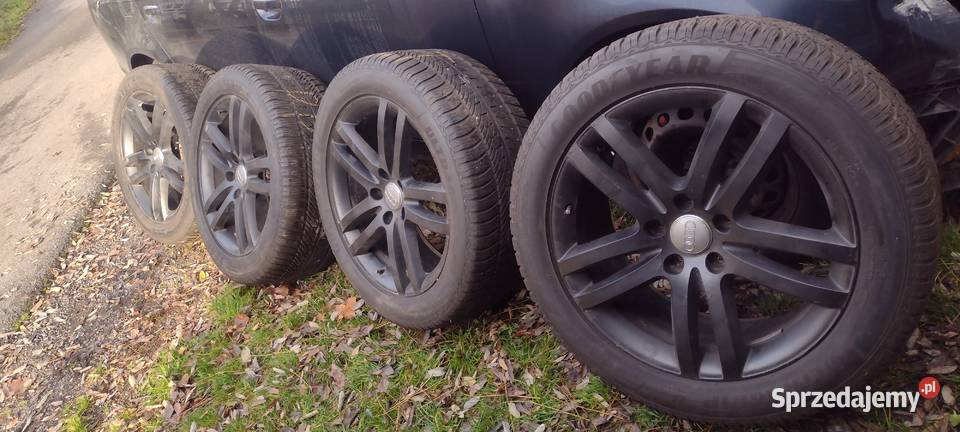 4 kołą audi q7 5x1302854520 opony zimowe ładne