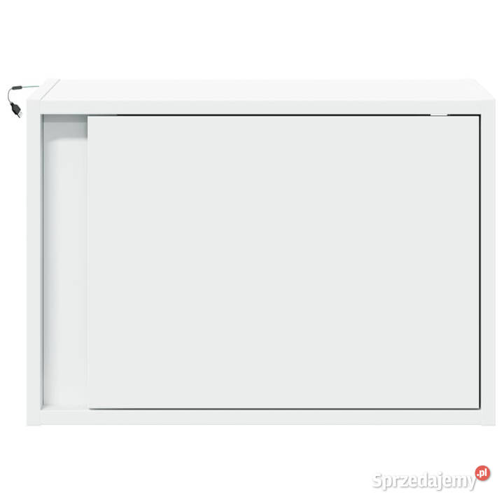 Wiszące szafki nocne z LED 2 białe WM852090 mazowieckie sprzedam