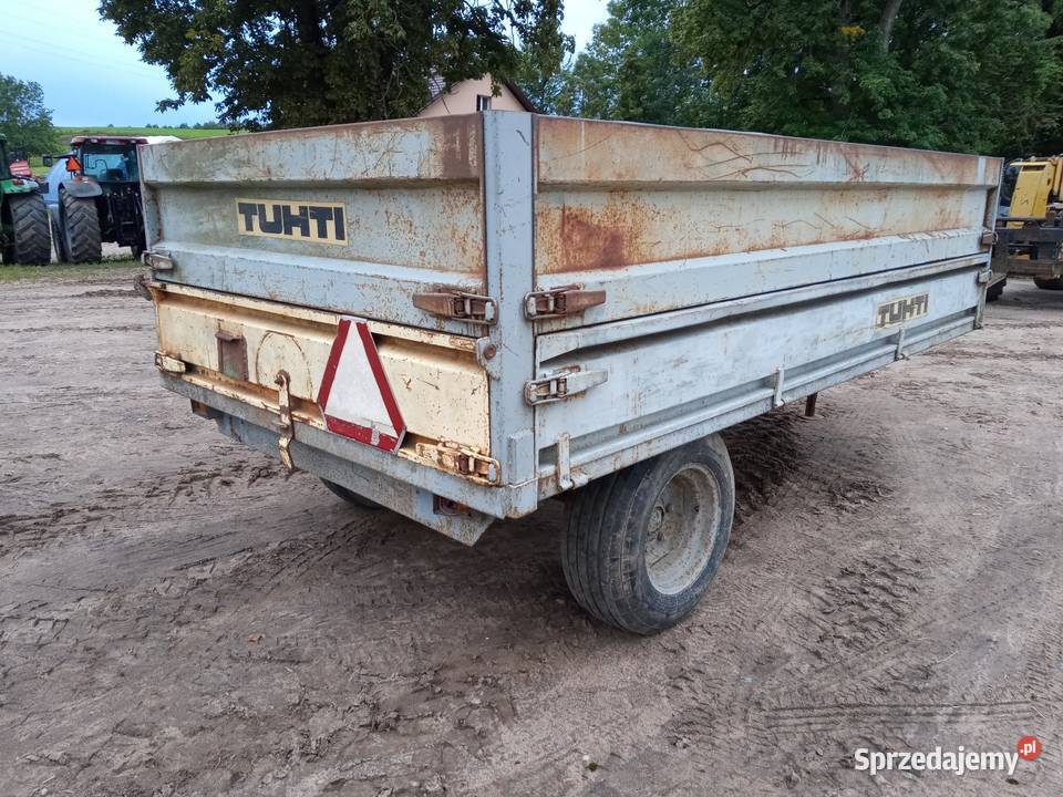 Tuhti M4 Przyczepa wywrotka 4000 podlaskie Szołtany