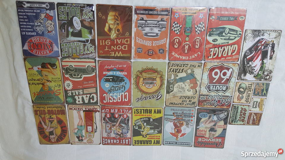 METALOWA TABLICZKA SZYLD RETRO CLASSIC DO GARAŻU