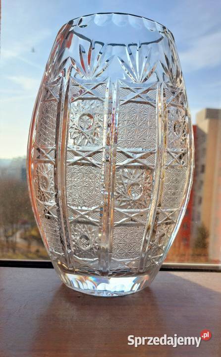 Piękny wazon kryształowy PRL Antyki, Sztuka, Kolekcje Wrocław
