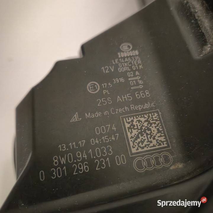 Lampa lewy przód Audi A4 B9 full LED 1519r Rok produkcji 2017 Czchów sprzedam