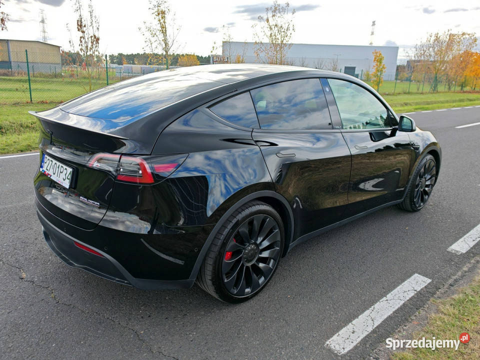 Tesla Y Performance AWD 534 wersja europejska z Niepruszewo