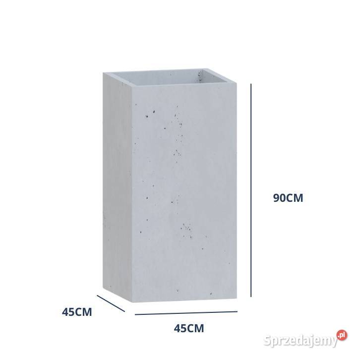 DONICA Betonowa 45x45x90 Na Kwiaty Gdów sprzedam
