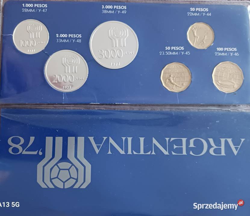 Zestaw z 1977 Argentyna MŚ w Piłce Nożnej 1978 Konin
