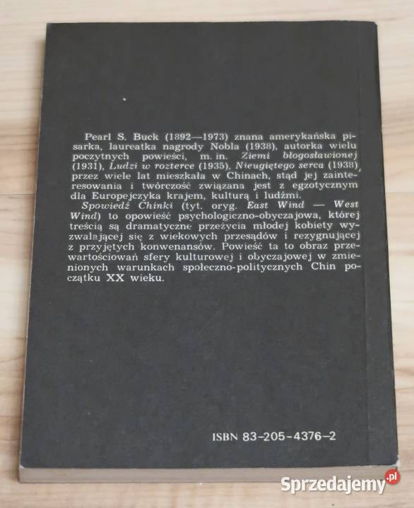 Pearl S Buck Spowiedź chinki
