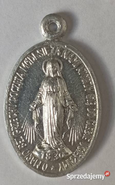 Cudowny Medalik Niepokalanego Poczęcia Wisiorki małopolskie Zbylitowska Góra