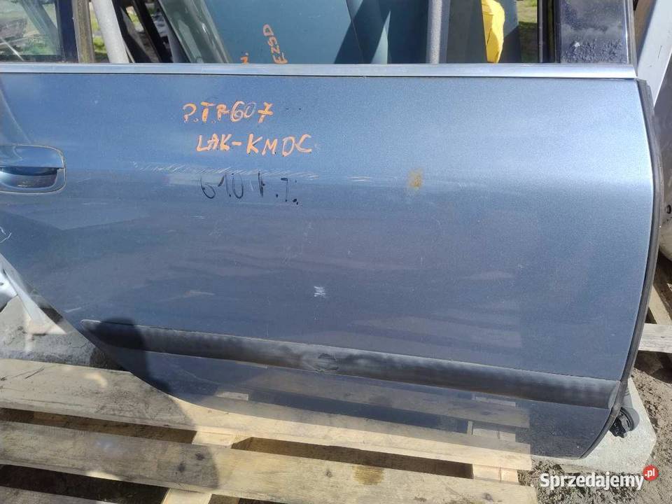 DRZWI PRAWY TYŁ KMDC PEUGEOT 607