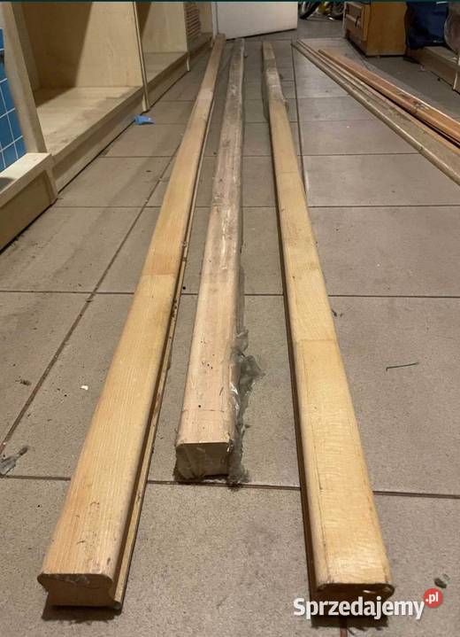 Poręcz tralki balustrada drewno Stęszew
