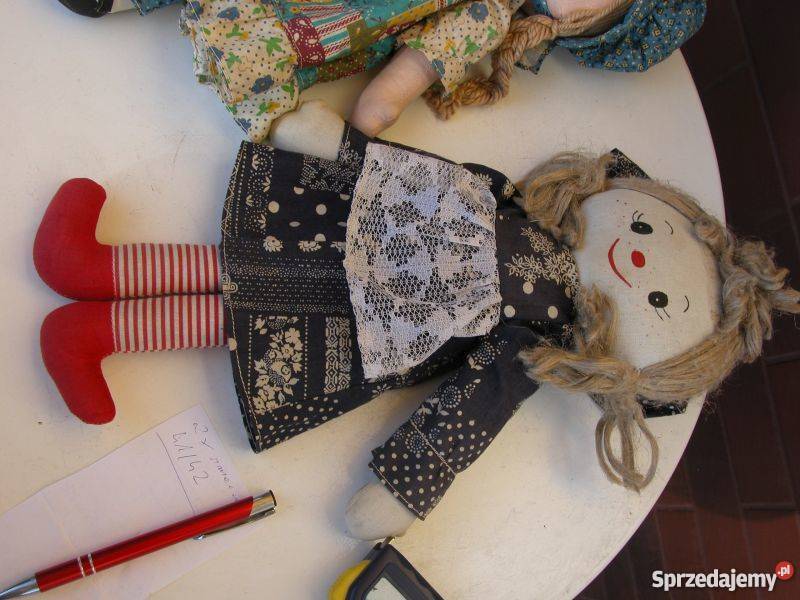 dwie stare szmaciane lalki Gorzów Wielkopolski sprzedam