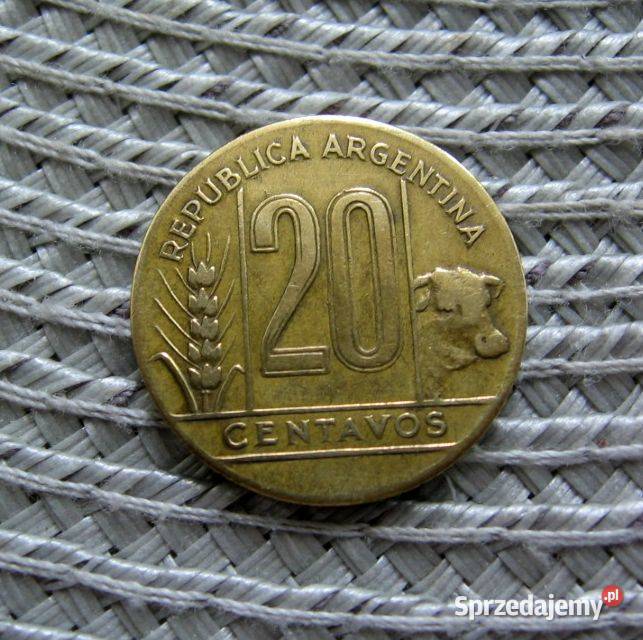 Argentyna 20 Centavo 1945r Kalisz
