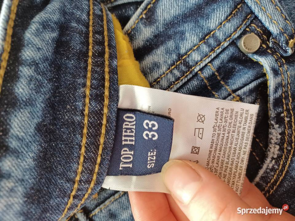 Spodnie dżinsy męskie rozmiar 33 nowe bez metki Rozmiar L Rzeszów