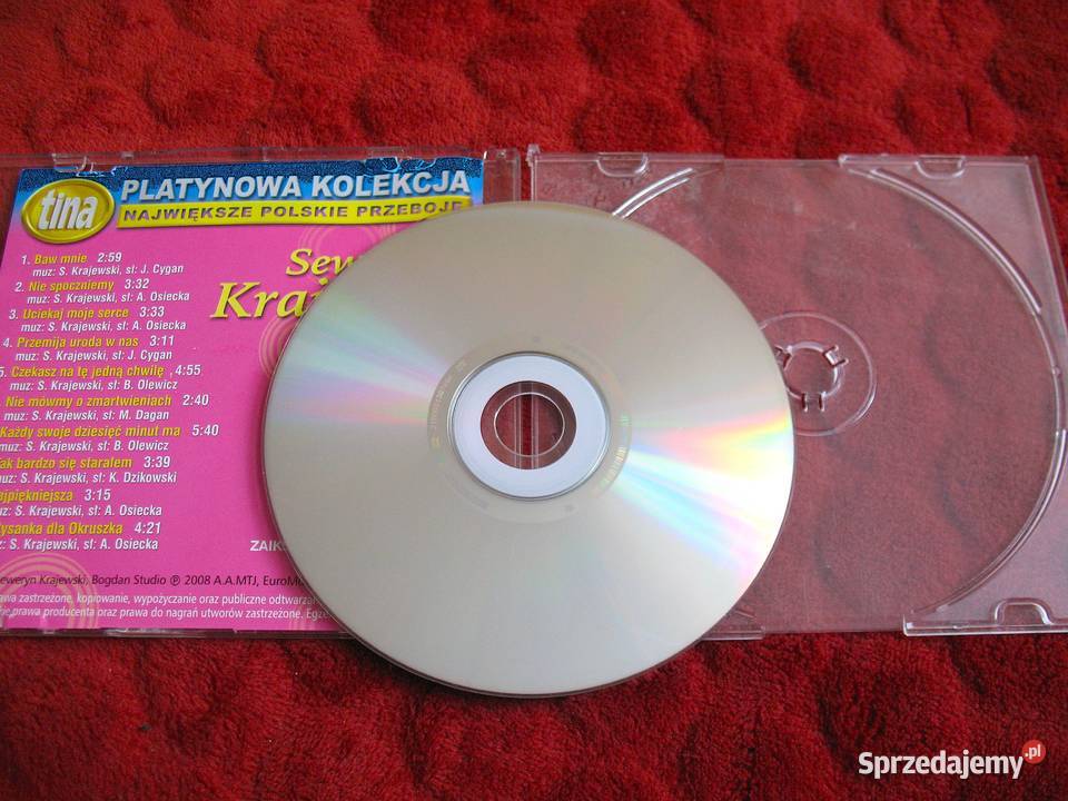 Baw Mnie Seweryn Krajewski CD Platynowa kolekcja pop Siedlce sprzedam