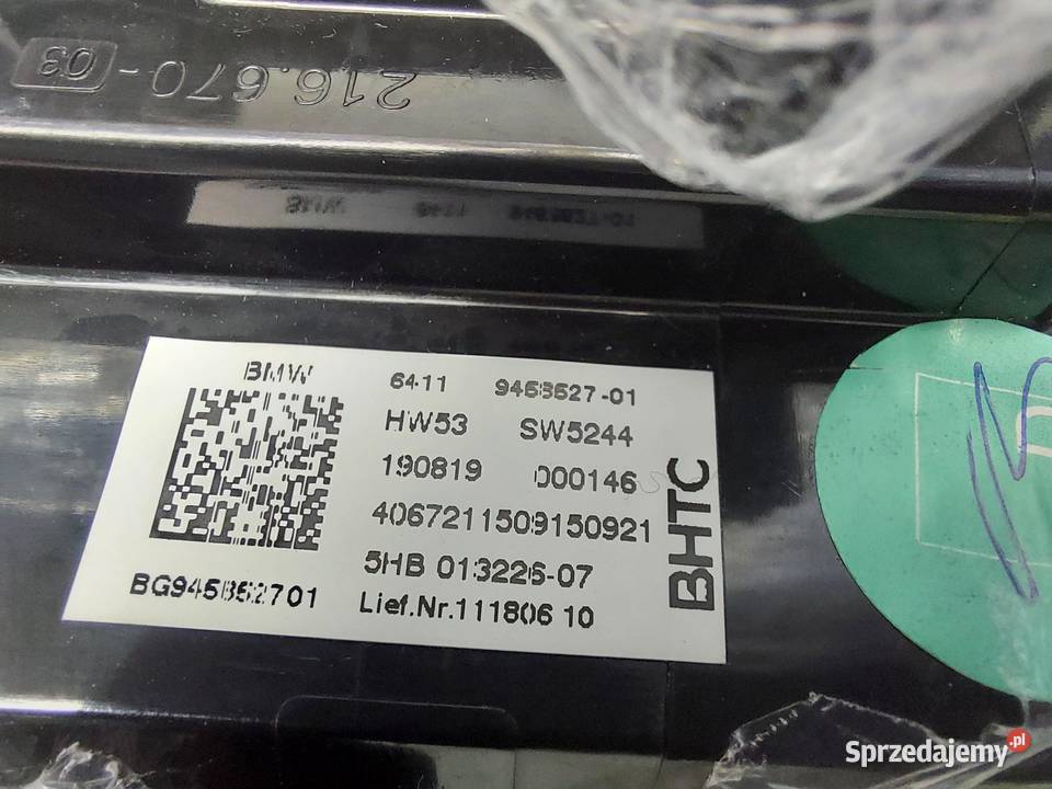 BMW G05 X5 30d 2019r PANEL NAWIEWU KLIMATYZACJI dolnośląskie