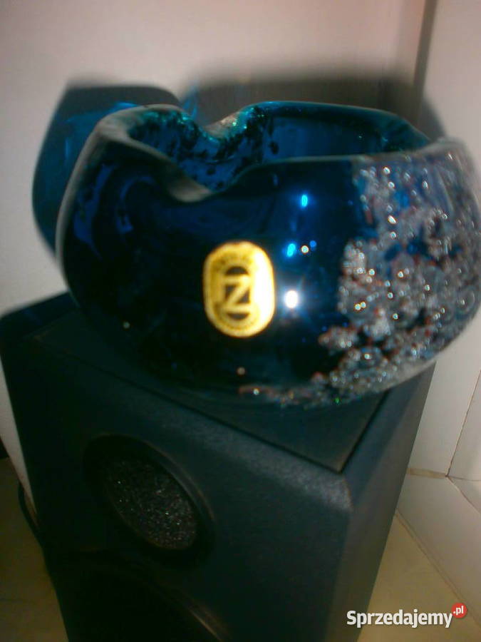 Niezwykła popielniczka ZWIESEL WEST Porcelana i szkło