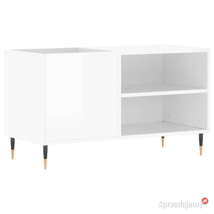 Szafka na płyty wysoki połysk biała 85x38x48